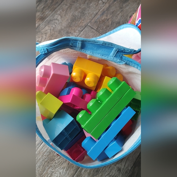 Mega Bloks Big  Building 2 Bags  175 Piece Total Good Condition - Picture 5 of 9